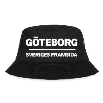 Abstract Gothenburg Art Print for T Shirt - Bucket Hat - black - Front - Lela (165cm)