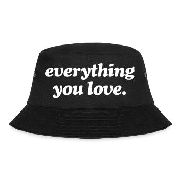 Inspirational Quote for T-Shirt - Bucket Hat - black - Front - Lela (165cm)