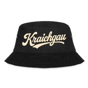 Kraichgau Schriftzug - Bucket Hat - Schwarz - Vorne - Lela (165cm)