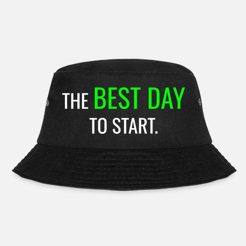 Gestalten Sie noch heute Ihre Träume. - Bucket Hat - Schwarz