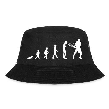 Entwicklung zum Tennisspieler - Bucket Hat - Schwarz - Vorne - Lela (165cm)