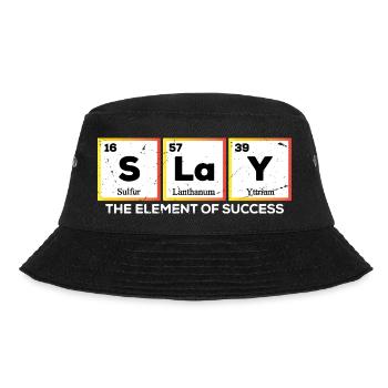 Funny Chemistry Periodic Table Words Slay - Bucket Hat - black - Front - Lela (165cm)