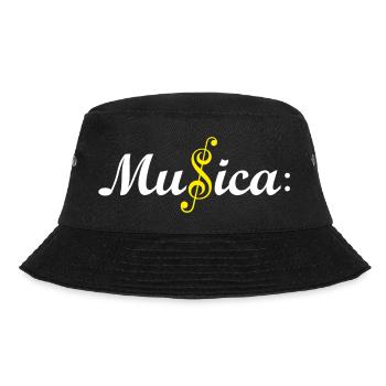 Musica - Bucket Hat - black - Front - Lela (165cm)