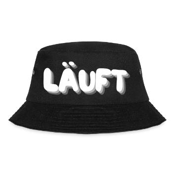 läuft - Bucket Hat - Schwarz - Vorne - Lela (165cm)