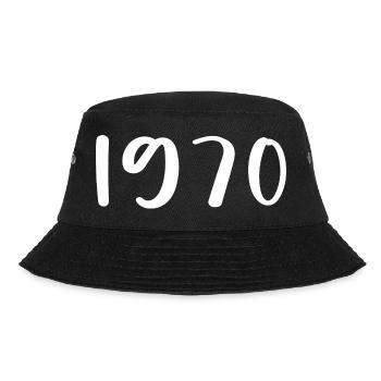 1970 Limited Edition 56th Birthday 1970 - Bucket Hat - black - Front - Lela (165cm)