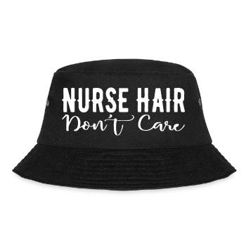 Schwester Hair ist es egal - Bucket Hat - Schwarz - Vorne - Lela (165cm)