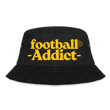Football Addict Yellow Typography - Bucket Hat - black - Front - Lela (165cm)