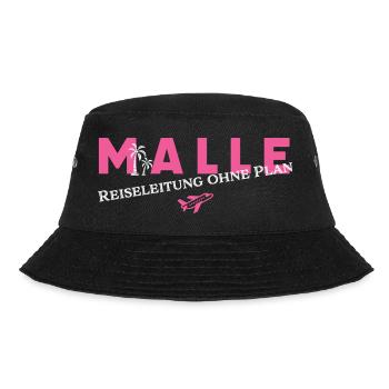 Malle Reiseleitung ohne Plan - Bucket Hat - Schwarz - Vorne - Lela (165cm)