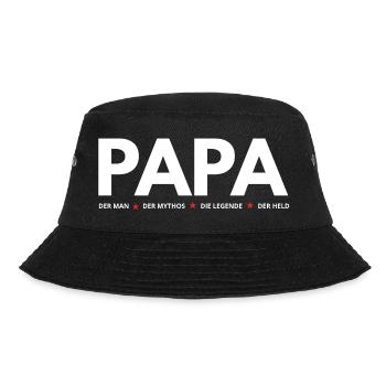 PAPA - Bucket Hat - black - Front - Lela (165cm)