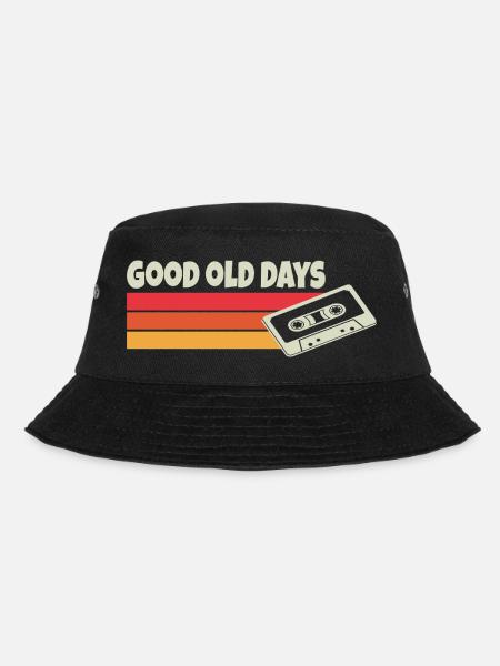 Kassette 90er Retro Cooler Spruch - Bucket Hat - Schwarz