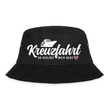 Großbritannien Kreuzfahrt - Bucket Hat - Schwarz - Vorne