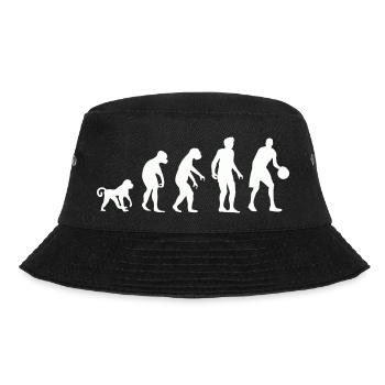 Evolution der Basketball-Progression - Bucket Hat - Schwarz - Vorne