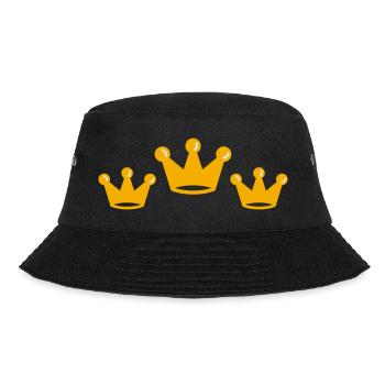 kronen - Bucket Hat - Schwarz - Vorne - Lela (165cm)
