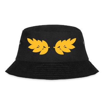 Lorbeerkranz Gold - Bucket Hat - black - Front - Lela (165cm)
