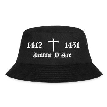 Jeanne D'Arc blanc - Bucket Hat - black - Front - Lela (165cm)