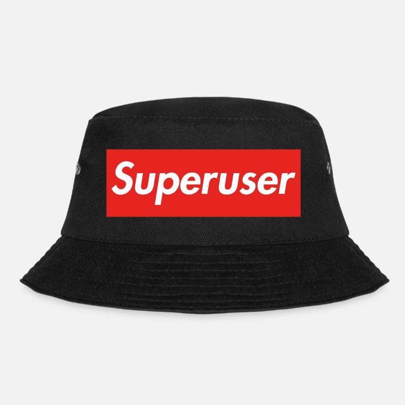 Super-User - Bucket Hat - Schwarz