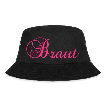 Braut - Bucket Hat - Schwarz - Vorne - Lela (165cm)