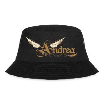 Andrea 2 - Bucket Hat - Schwarz - Vorne - Lela (165cm)