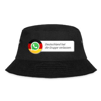 Germany left the group. - Bucket Hat - black - Front - Lela (165cm)