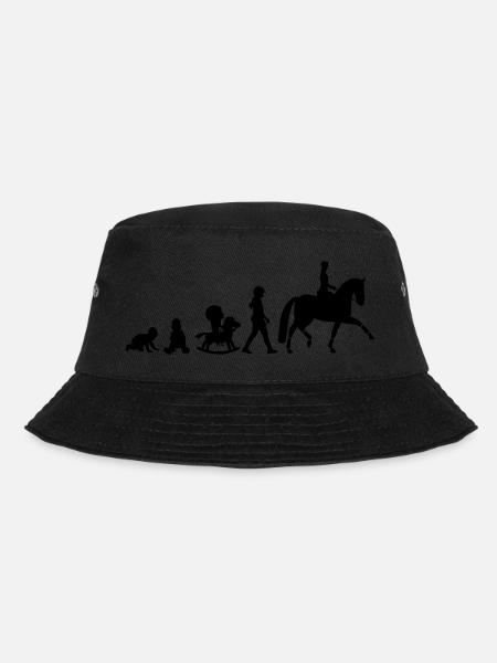 Evolution Dressur Reiter - Bucket Hat - Schwarz