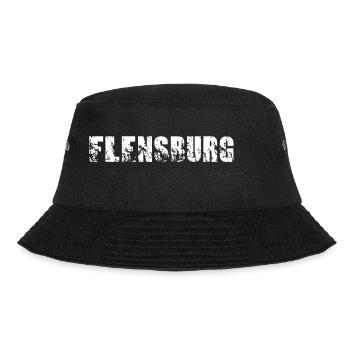 Flensburg - Bucket Hat - Schwarz - Vorne - Lela (165cm)