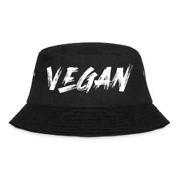 Vegan - Bucket Hat - black - Front - Lela (165cm)