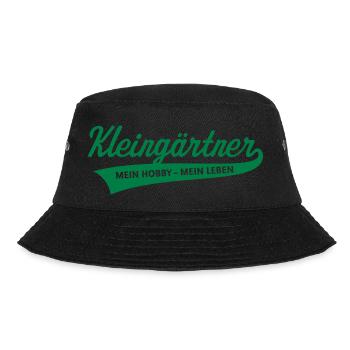 Kleingärtner: Mein Hobby – Mein Leben (Garten) - Bucket Hat - Schwarz - Vorne - Lela (165cm)