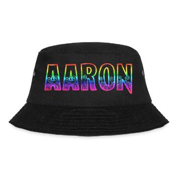 aaron rs rainbow - Bucket Hat - black - Front - Lela (165cm)