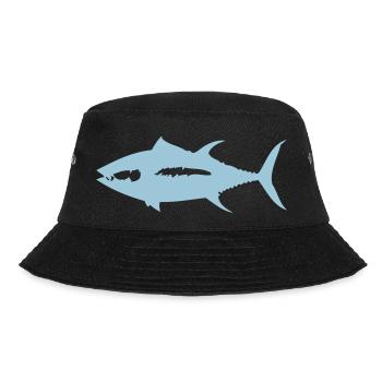 Thunfisch - Bucket Hat - Schwarz - Vorne - Lela (165cm)