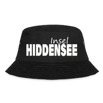 Insel HIDDENSEE - Bucket Hat - Schwarz - Vorne - Lela (165cm)