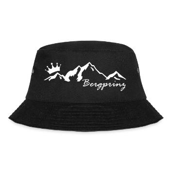 Bergprinz Krone - Bucket Hat - Schwarz - Vorne - Lela (165cm)