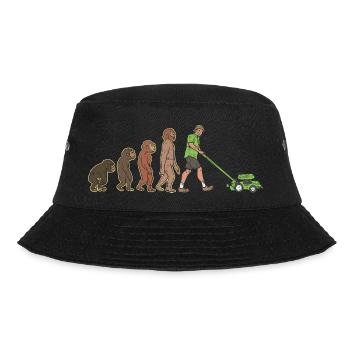 Gärtner Evolution - Garten Gartenarbeit Rasenmäher - Bucket Hat - Schwarz - Vorne - Lela (165cm)
