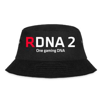 RDNA 2 One Gaming DNA benutzerdefiniertes Design - Bucket Hat - Schwarz - Vorne - Lela (165cm)