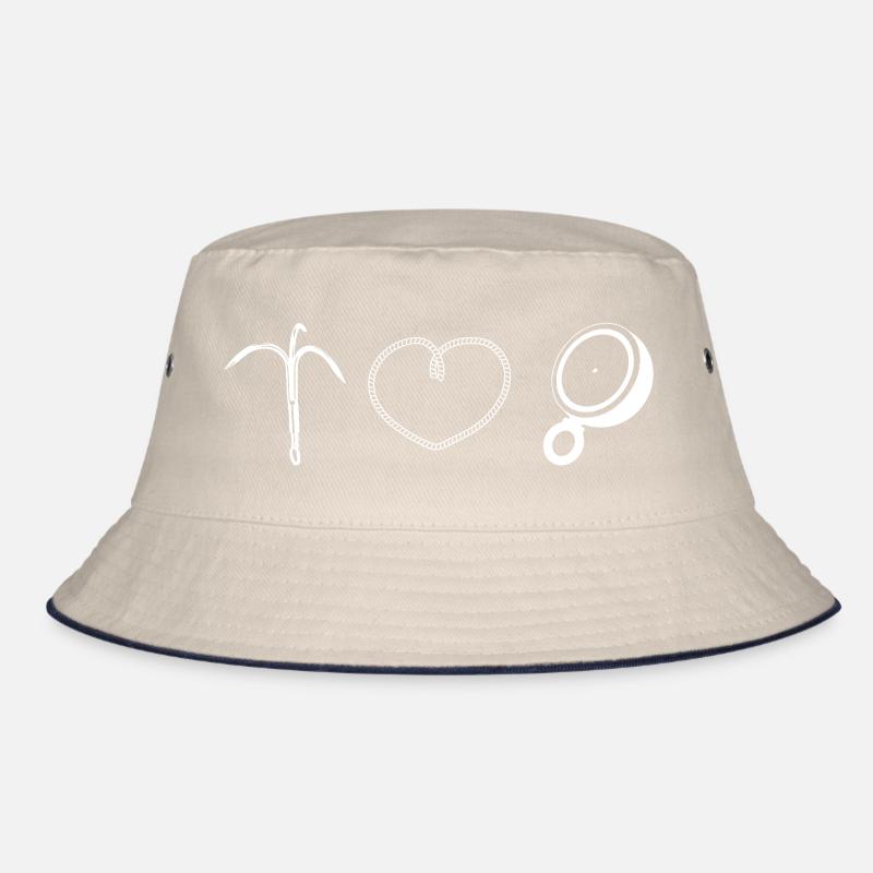 Ich mag Magnetfischen Bucket Hat