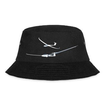 Glider Gliding Glider Glider Pilot Pilot - Bucket Hat - black - Front - Lela (165cm)