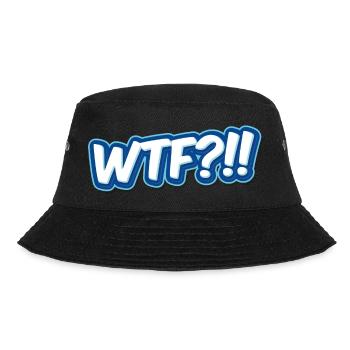 WTF?!! - Bucket Hat - black - Front - Lela (165cm)
