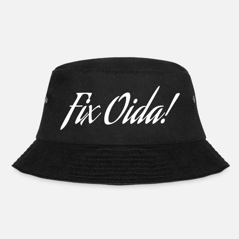 Fix Oida! - Bucket Hat - Schwarz