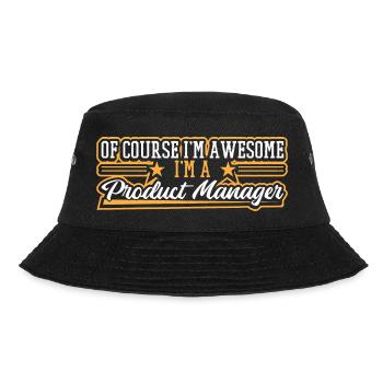 Awesome product manager - Bucket Hat - black - Front - Lela (165cm)