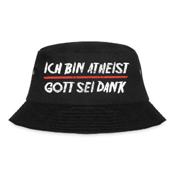 Atheist - Bucket Hat - Schwarz - Vorne - Lela (165cm)