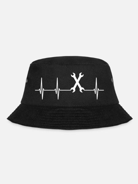 Rythme cardiaque mécanicien de l’automobile ECG - Bob - noir