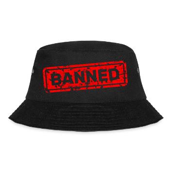 Verboten, gebannt, verstoßen, geächtet - Bucket Hat - Schwarz - Vorne - Lela (165cm)
