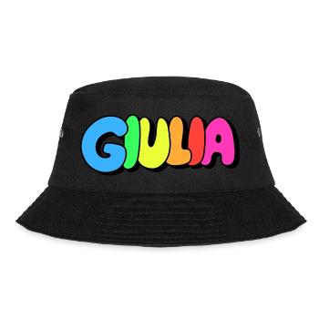 Giulia - Bucket Hat - Schwarz - Vorne - Lela (165cm)
