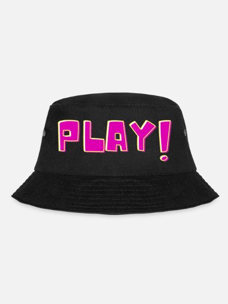 Play - Bucket Hat - Schwarz