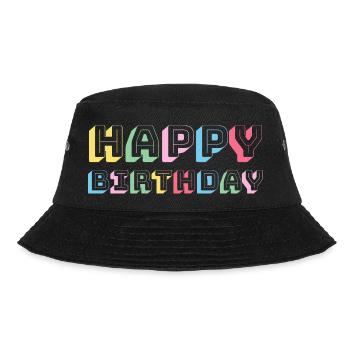Joyeux anniversaire Salutation Idée cadeau - Bob - noir - Devant - Lela (165cm)