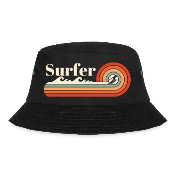 Surfer - Bucket Hat - black - Front - Lela (165cm)