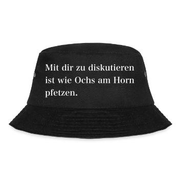 IMG 7285 - Bucket Hat - Schwarz - Vorne - Lela (165cm)