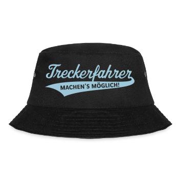 Treckerfahrer – Machen’s Möglich! (Trecker) - Bucket Hat - Schwarz - Vorne - Lela (165cm)