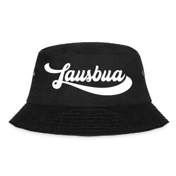 Lawsbua Script Emblem - Bucket Hat - Schwarz - Vorne - Lela (165cm)