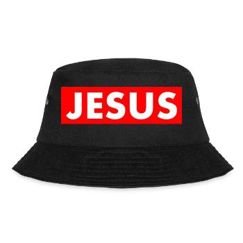 Jesus - Bucket Hat - Schwarz - Vorne - Lela (165cm)