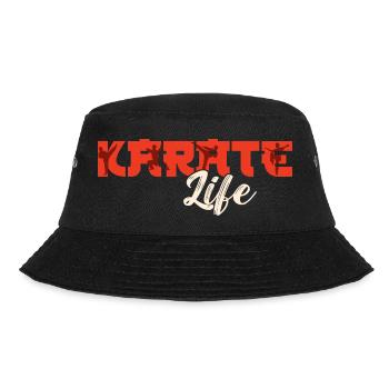 Karate Black Belt Gi Uniform - Bucket Hat - Schwarz - Vorne - Lela (165cm)